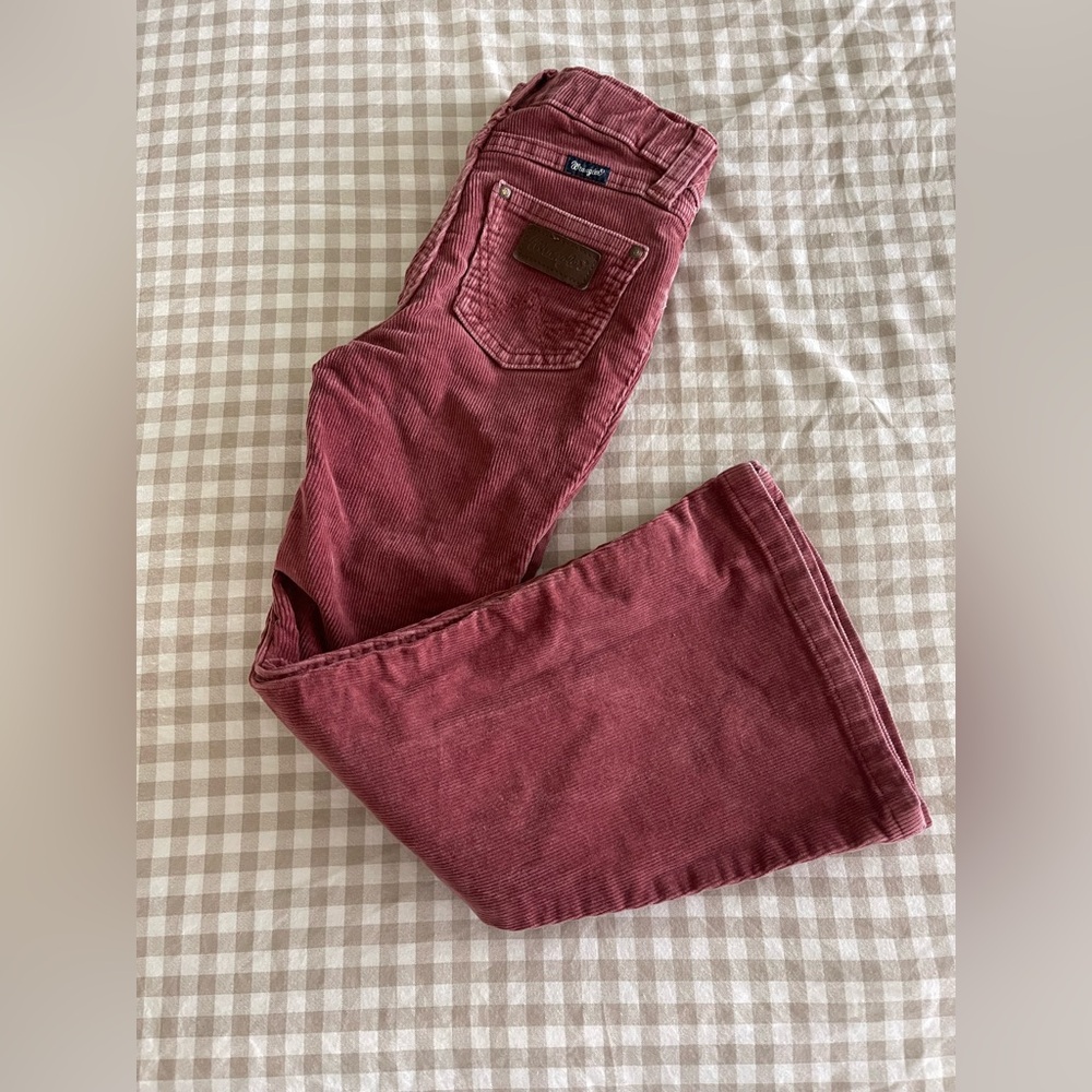 Wrangler girls corduroy flare jeans size 6